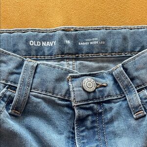 Old Navy Light Blue Baggy Wide-Leg Jeans